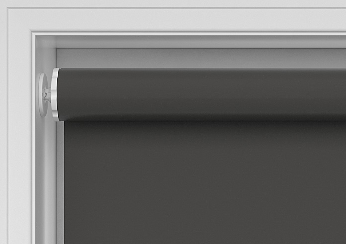 Oceana (Blackout), Slate Grey - Twist&Fit Roller Blind - Image 9